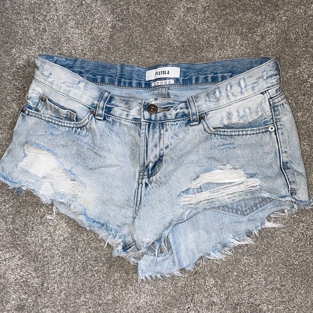 super cute pistola jean shorts